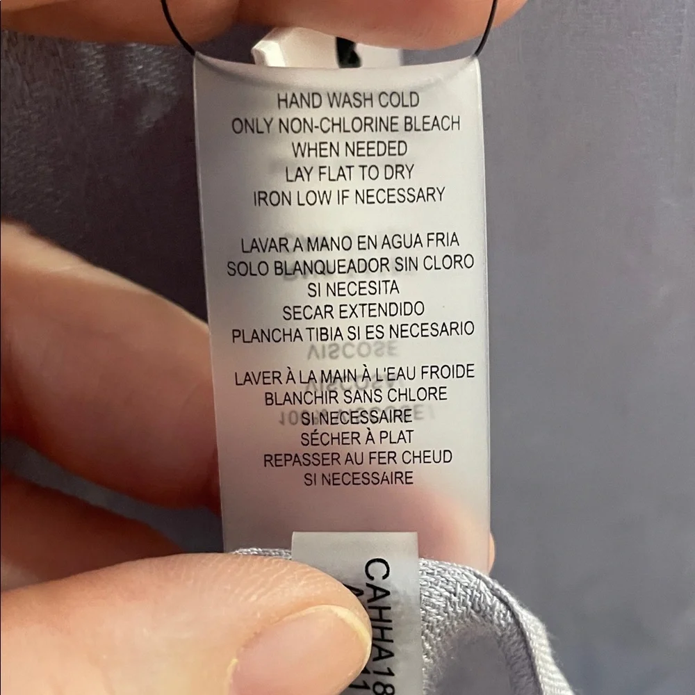 Calvin Klein Monogram Pashmina Style Scarf Light Gray NWT